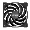 Akasa Alucia XS tenký ventilátor 120 mm - čierny