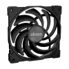 Akasa Alucia XS tenký ventilátor 120 mm - čierny