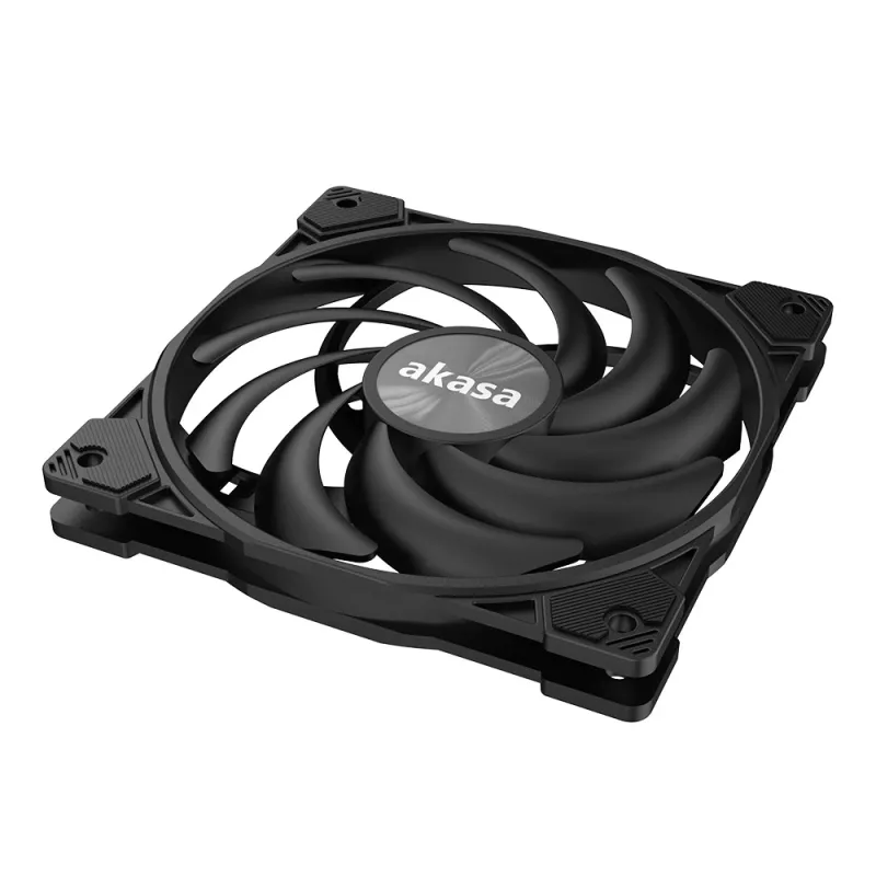 Akasa Alucia XS tenký ventilátor 120 mm - čierny