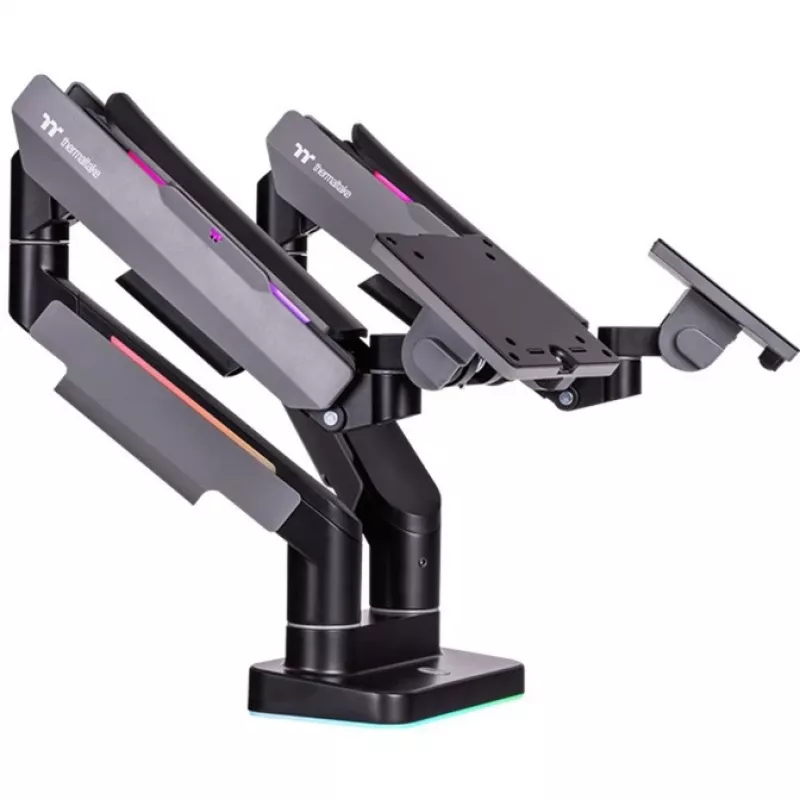 Držiak monitora Thermaltake GEA-MSR-DMSBLK-01 35 palcov čierny sivý 20 kg