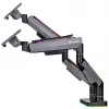 Držiak monitora Thermaltake GEA-MSR-DMSBLK-01 35 palcov čierny sivý 20 kg
