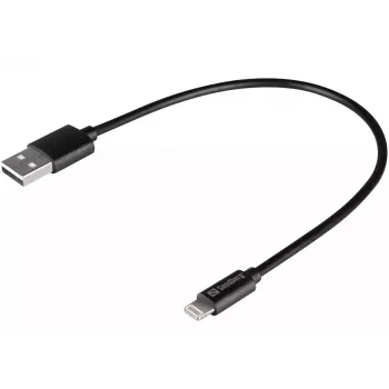 SANDBERG Lightning adaptér - USB samec na Lightning samec - 20 cm - čierny - pre Apple iPad/iPhone/iPod (Lightning)