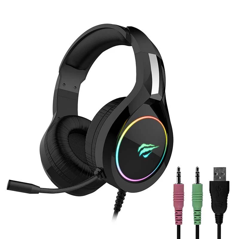 Herný headset Havit GAMENOTE H2232D RGB USB+3,5mm