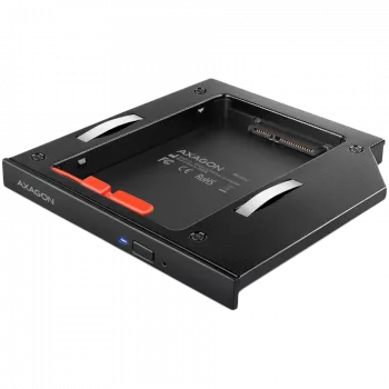 AXAGON RSS-CD12 2,5 SSD/HDD adaptér pre optickú mechaniku 12,7 mm LED