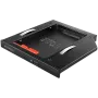 AXAGON RSS-CD12 2,5 SSD/HDD adaptér pre optickú mechaniku 12,7 mm LED