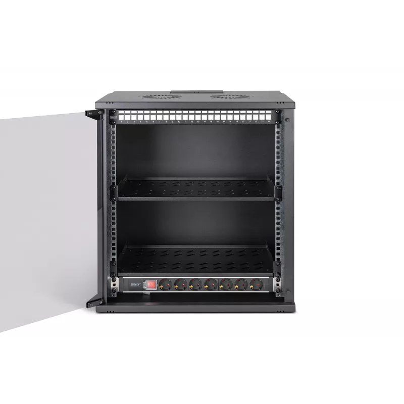 Sada sieťového rozvádzača DIGITUS DN-49207-SET 12U 540×400 mm