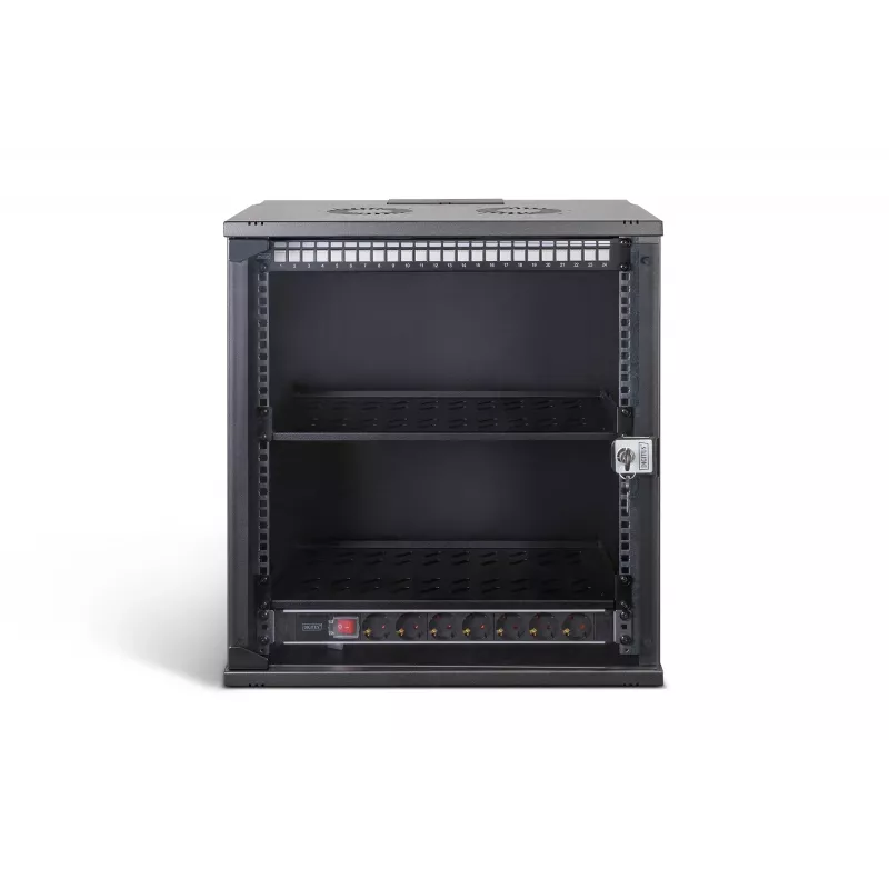 Sada sieťového rozvádzača DIGITUS DN-49207-SET 12U 540×400 mm