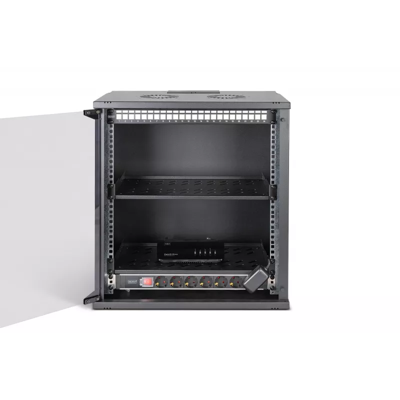 Sada sieťového rozvádzača DIGITUS DN-49207-SET 12U 540×400 mm