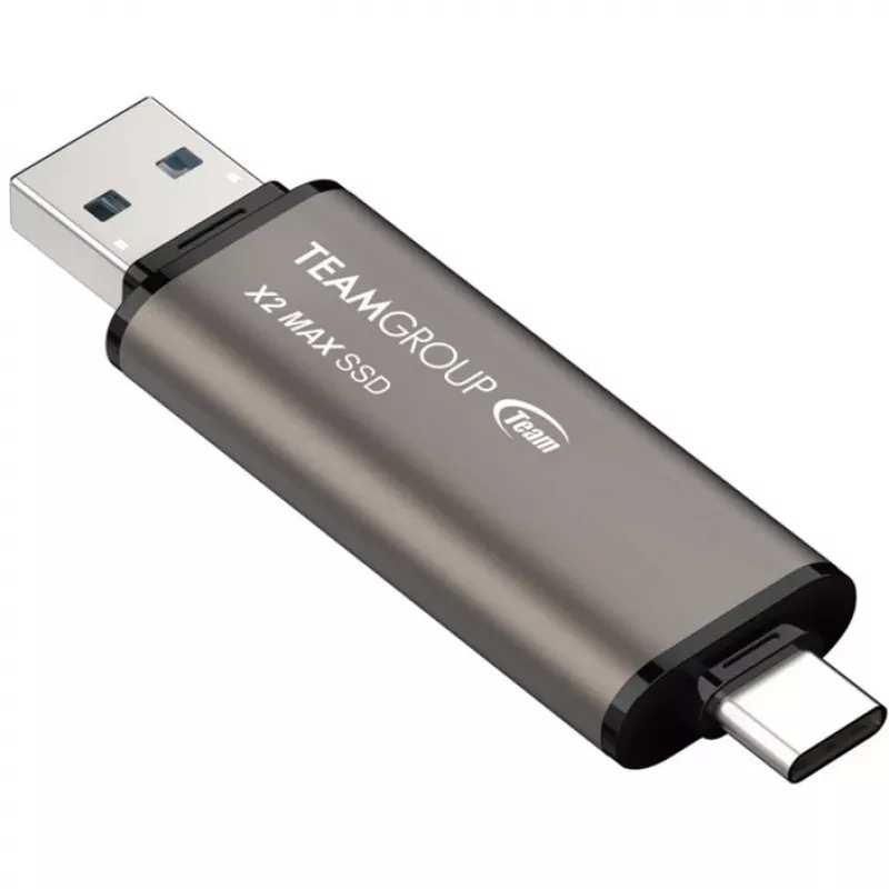 USB kľúč Team Group X2 MAX 2 TB U3.2 čierny — 1000/900 MB/s