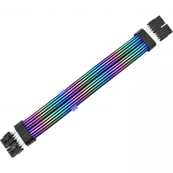Plochý kábel THERMALTAKE AC-082-CN1NAN-A1 8-pin konektor samica-na-samicu, čierny, 0,272 m
