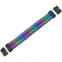 Plochý kábel THERMALTAKE AC-082-CN1NAN-A1 8-pin konektor samica-na-samicu, čierny, 0,272 m