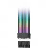 Plochý kábel THERMALTAKE AC-082-CN1NAN-A1 8-pin konektor samica-na-samicu, čierny, 0,272 m