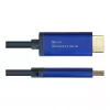 Video kábel adaptér Alcasa 4860-SF030B 3m DisplayPort HDMI čierny modrý
