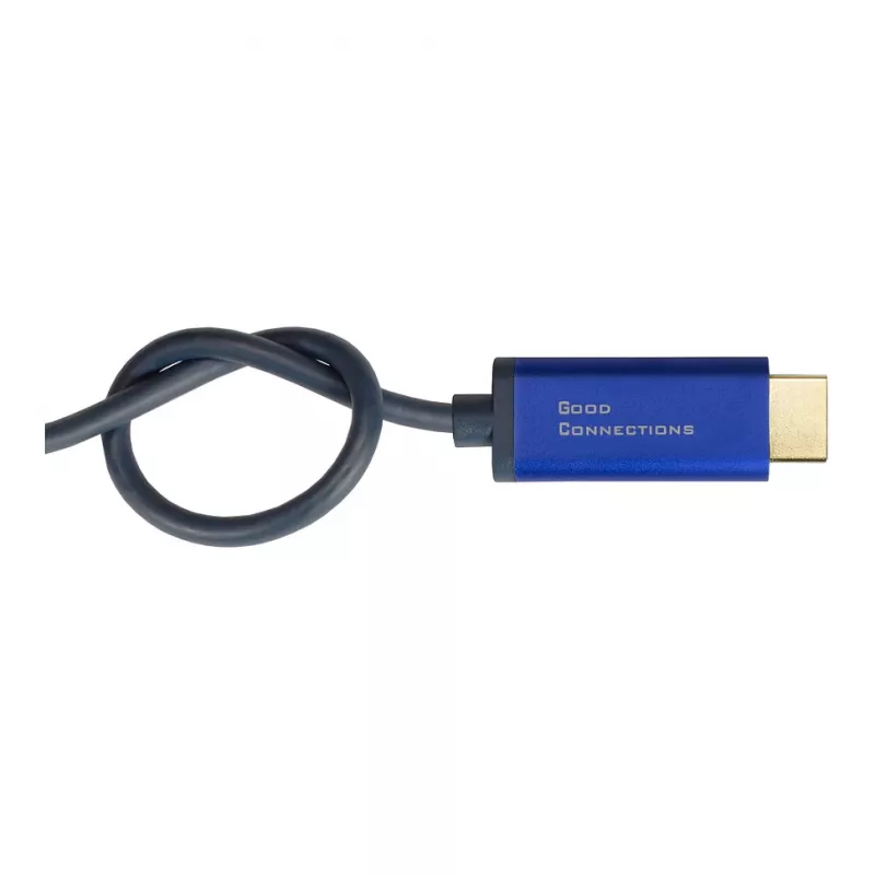 Video kábel adaptér Alcasa 4860-SF030B 3m DisplayPort HDMI čierny modrý