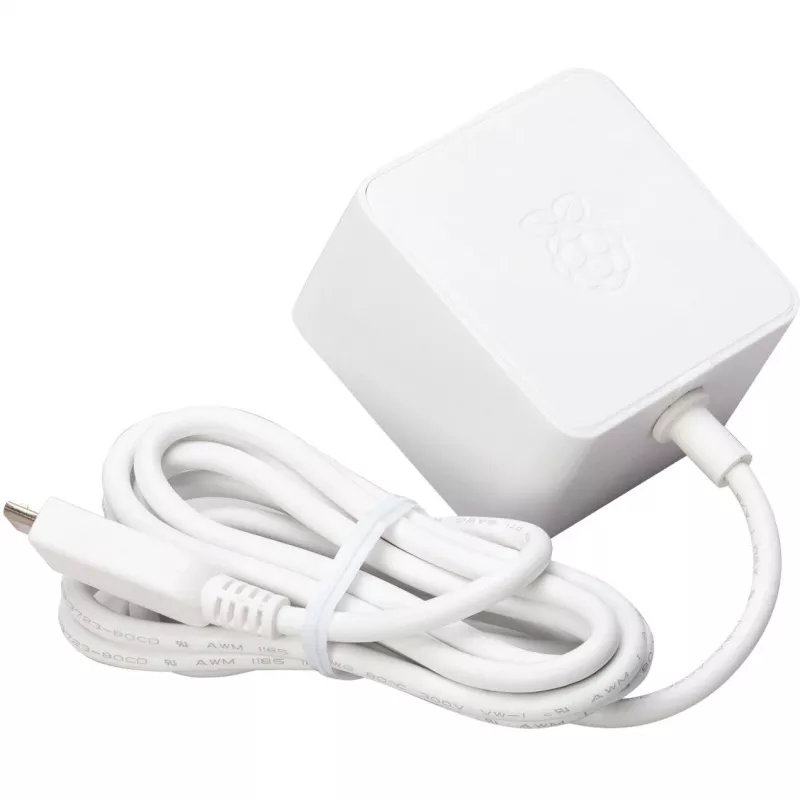 Oficiálny Raspberry Pi napájací zdroj PI 3, napájací zdroj biely