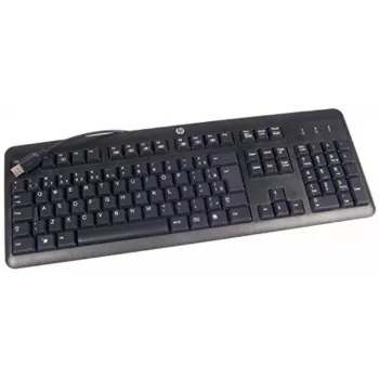 HP 672647-073 klávesnica Office USB španielska čierna full-size káblová