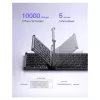 Inateck KB06101_STEEL GRAY klávesnica Home RF Wireless + Bluetooth QWERTZ English čierna