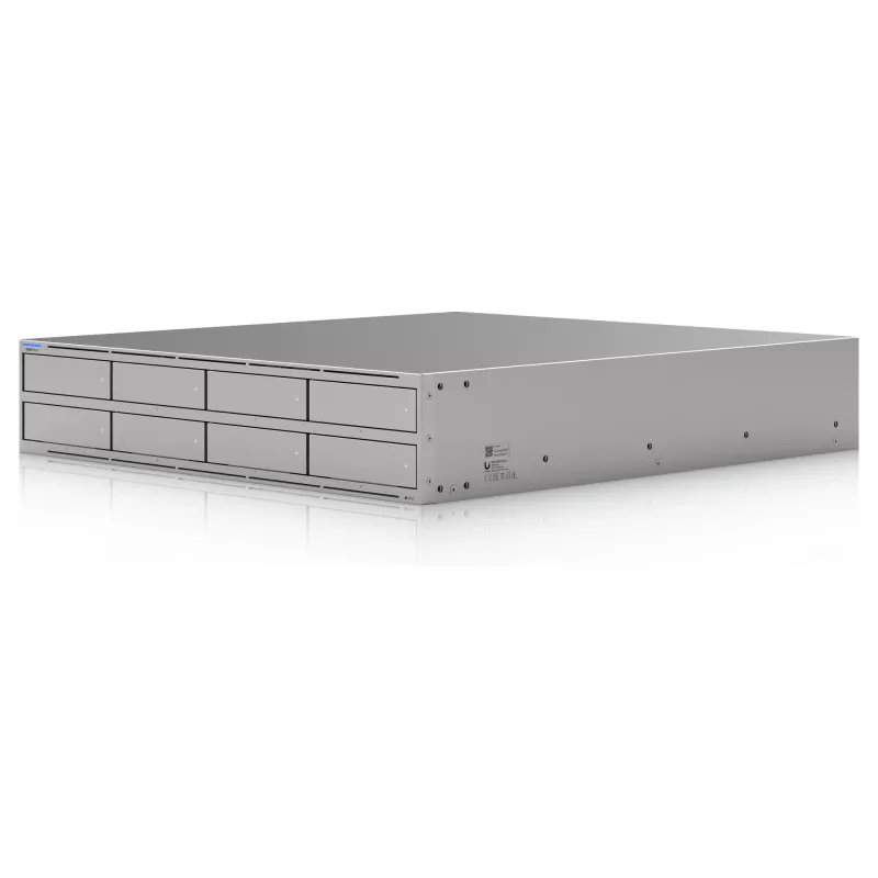 Ubiquiti UniFi UNAS Pro 8 Network Storage, 2HE, Rackmount, 10 Gbit/s, 8x HDD / 2x M.2 sloty UniFi integrácie (UNAS-PRO-8)
