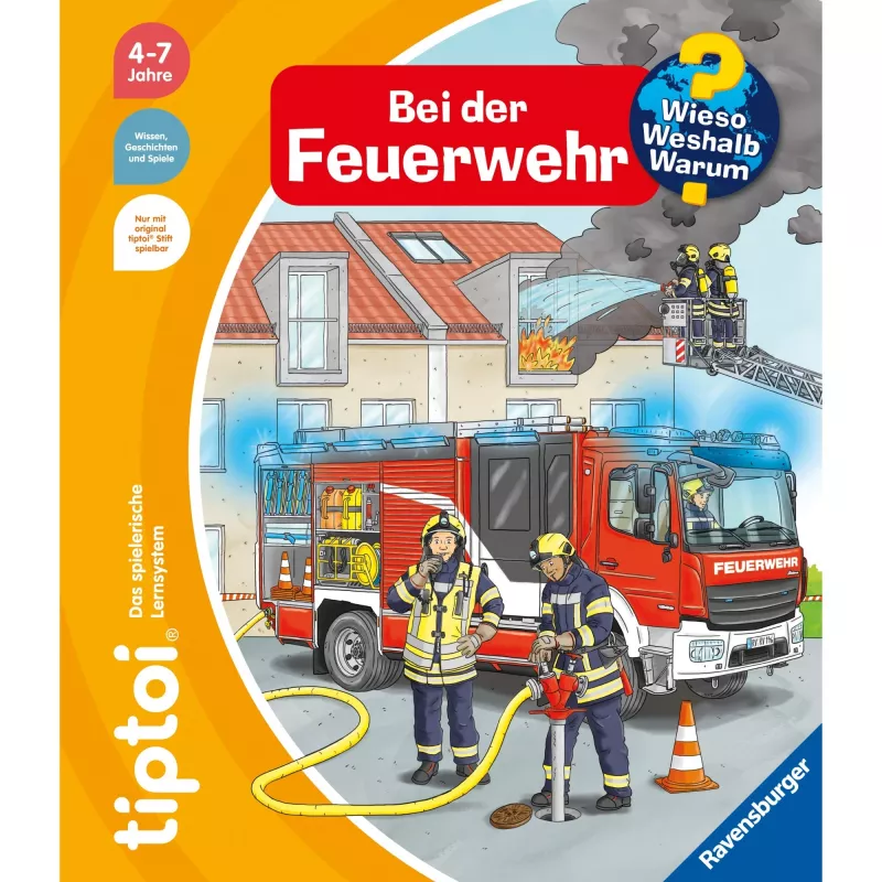 tiptoi Wieso? Weshalb? Warum? Bei der Feuerwehr, učebnica