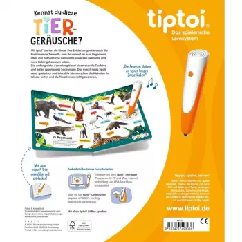 tiptoi Kennst du diese Tiergeräusche?, učebnica