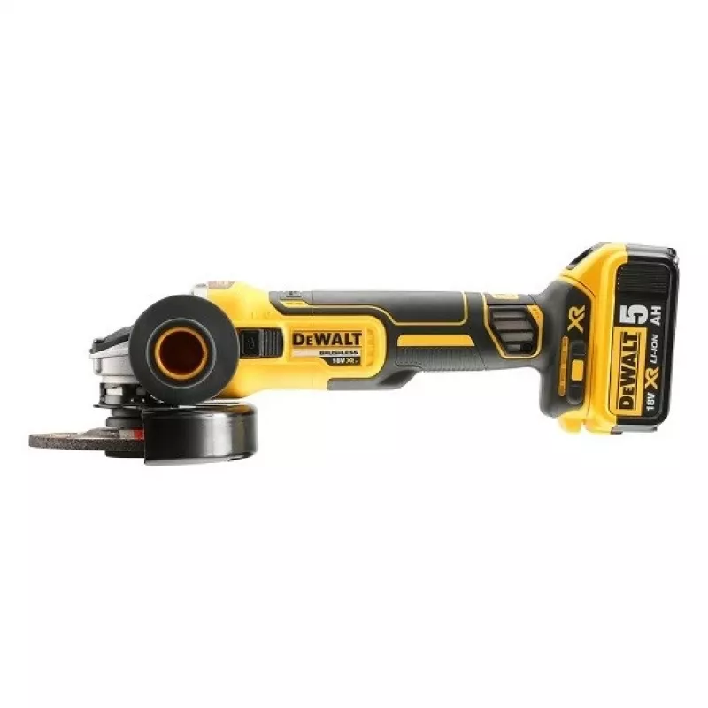 DeWalt DCK2026P2T-QW kombi sada DCD805 + DCG405, 18 V XR 2×5,0 Ah čierna, žltá