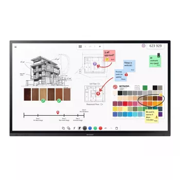 Interaktívny plochý displej Sharp PN-LA862 86 palcov 4K Ultra HD dotykový čierny