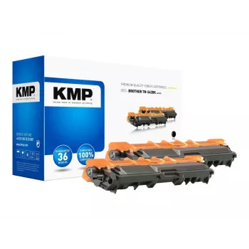 KMP DOUBLEPACK B-T57D - balenie 2 ks - čierna - kompatibilné - tonerová kazeta (alternatíva k: Brother TN242BK) - pre Brother DCP-9017, DCP-9022, HL-3142, HL