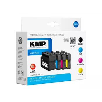 Kartuša KMP C2P42AE HP 932XL + 933XL čierna farba