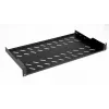 Pevná polica do racku EQUIP 19 inch, 1HE, hĺbka 400 mm, čierna, šírka 485 mm