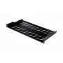 Pevná polica do racku EQUIP 19 inch, 1HE, hĺbka 400 mm, čierna, šírka 485 mm