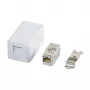 RJ-45 zásuvka BTR 130B21D1APL-E Cat6a biela plochá