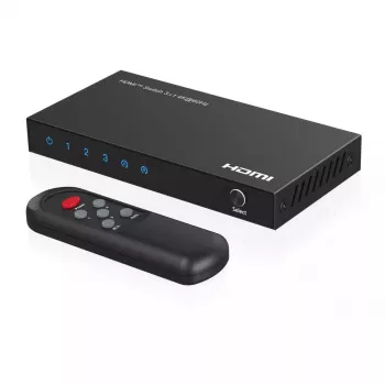 Video prepínač MicroConnect MC-HDMISWITCH0301-4K 4K 60Hz kov čierny