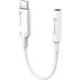 ALOGIC Elements Pro - adaptér USB-C na jack konektor - USB-C samec na mini konektor samica - 10 cm - biely - aktívny čip (ELPC35A-WH)