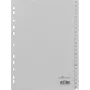 Tab Index Durable 650810 polypropylén PP sivá