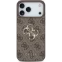 GUESS Hard Cover 4G Big Metal Logo hnedá, pre Apple iPhone 17 Pro Max, GUHCP17X4GMGBR