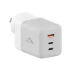 ALOGIC mobilná nabíjačka WCM3X100G — AC nabíjačka pre interiér pre smartfón a tablet, 2x USB-C, 100–240V, biela