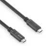 USB4 Gen 2x2 kábel PureLink PI6600-030 USB-C na USB-C 3 m, 20 Gbit/s, magneticky tienený, čierny