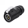 Konektor samec S1 Power 2-pólový čierny Alcasa IC01-20P201