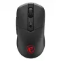 MSI VERSA 300 WIRELESS 8K herná myš, obojručná, optická, 2600 DPI, 6 tlačidiel, čierna