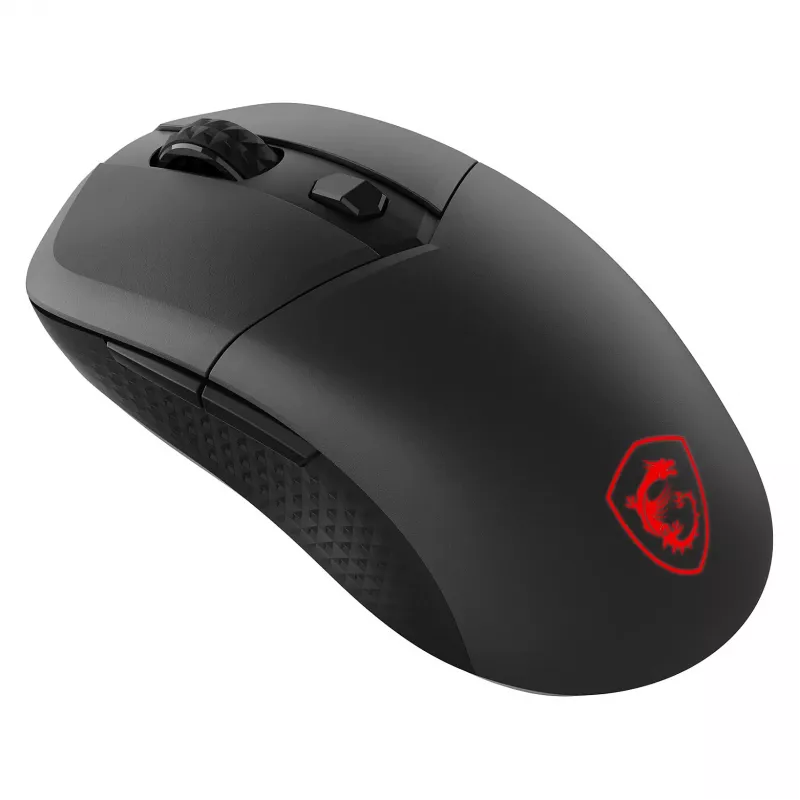 MSI VERSA 300 WIRELESS 8K herná myš, obojručná, optická, 2600 DPI, 6 tlačidiel, čierna