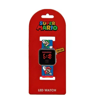 Detské digitálne LED hodinky Super Mario GSM4236 od Euroswan s kalendárom