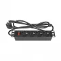 Good Connections GC-N0103 - Standard - 1U - hliník - čierna - 4 AC výstupy - 1,8 m
