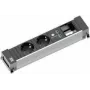 Bachmann 916.0514 predlžovací kábel 0,2 m 2 AC výstupy interiér čierny - strieborný (916.0514)