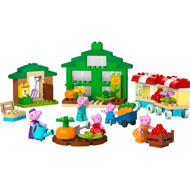 DUPLO Peppa Pig 10461 Záhrada a skleník dedka Piga, stavebnica