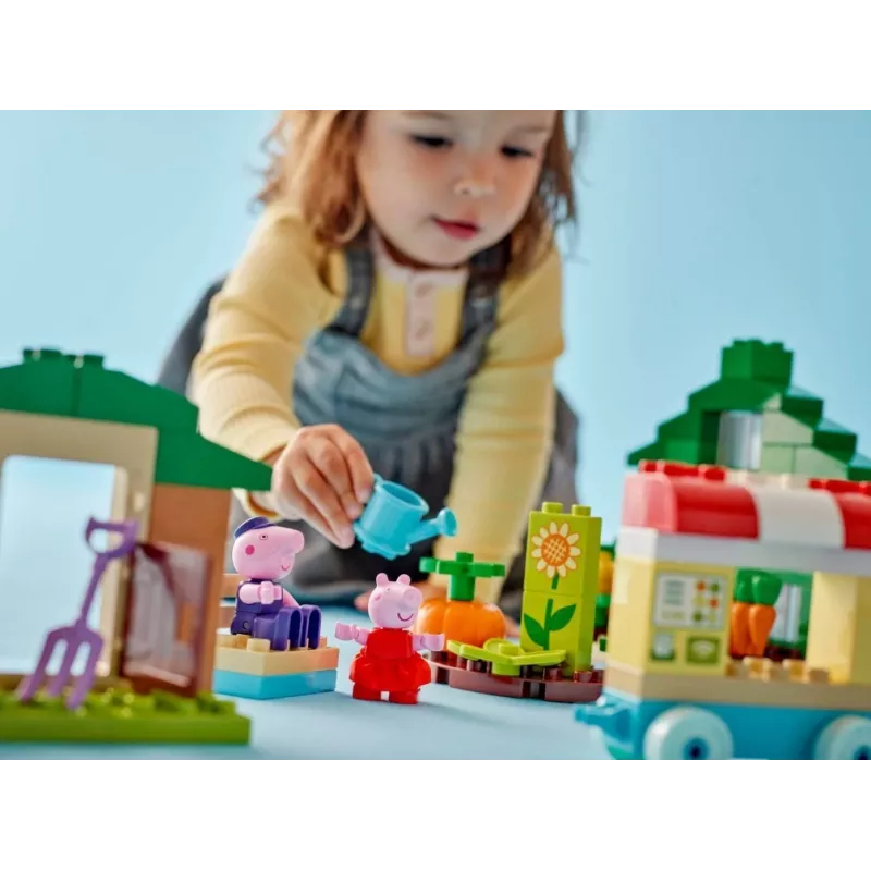 DUPLO Peppa Pig 10461 Záhrada a skleník dedka Piga, stavebnica