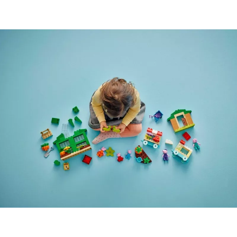 DUPLO Peppa Pig 10461 Záhrada a skleník dedka Piga, stavebnica