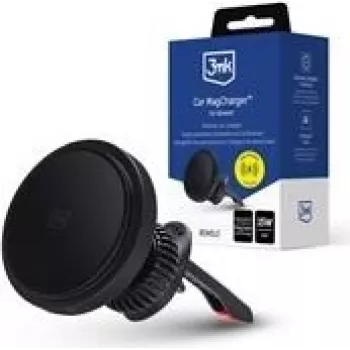 Magnetický držiak do auta 3MK Car MagCharger – magnetický držiak na telefón do auta, univerzálna bezdrôtová nabíjačka kompatibilná so zariadeniami s MagSafe