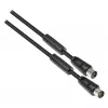 Good Connections S-PAK015S SAT anténny kábel, koaxiálny konektor samec na koaxiálny konektor samica, 1,5 m, čierny