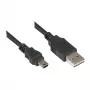 Good Connections prepojovací kábel USB 2.0 EASY konektor samec A na konektor samec Mini-B - čierny - 0,5 m