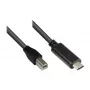 Good Connections USB2.0 kábel C-B čierny 1 m